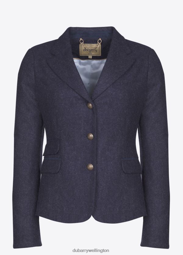 Clothing Buttercup Tweed Jacket Navy Dubarry Women 8P68RB507
