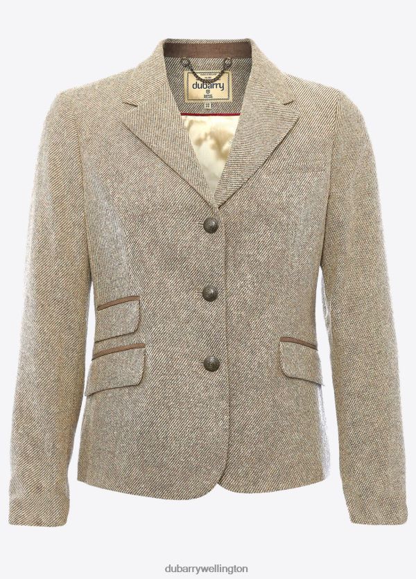 Clothing Buttercup Tweed Jacket Sable Dubarry Women 8P68RB550