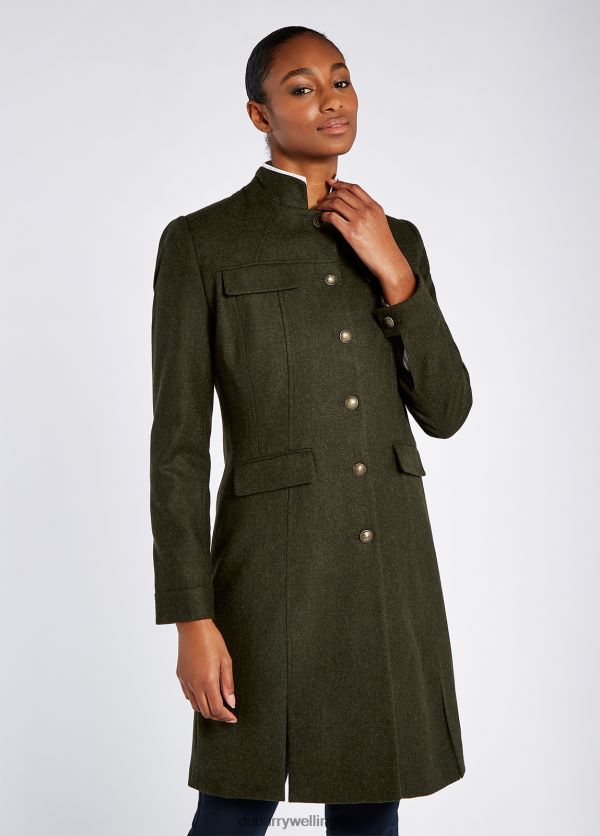 Clothing Coolepark Tweed Coat Loden Dubarry Women 8P68RB196
