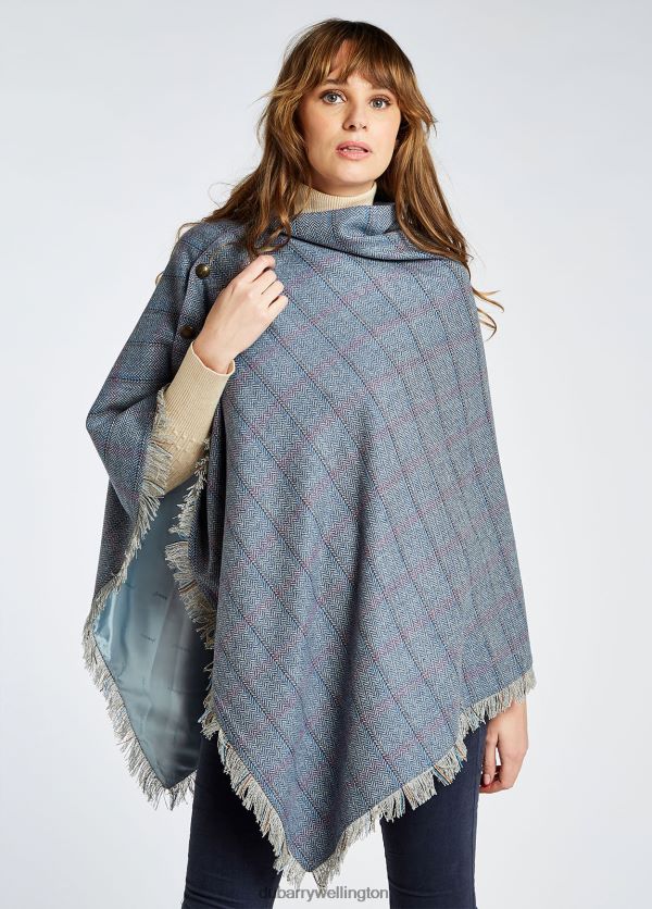 Clothing Hazelwood Tweed Poncho Demin Haze Dubarry Women 8P68RB284