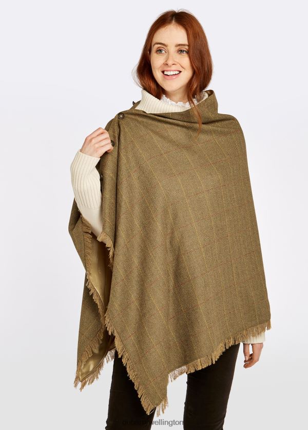 Clothing Hazelwood Tweed Poncho Elm Dubarry Women 8P68RB253
