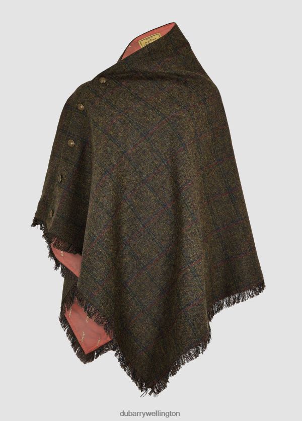 Clothing Hazelwood Tweed Poncho Hemlock Dubarry Women 8P68RB175