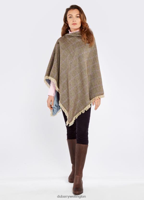 Clothing Hazelwood Tweed Poncho Woodrose Dubarry Women 8P68RB273