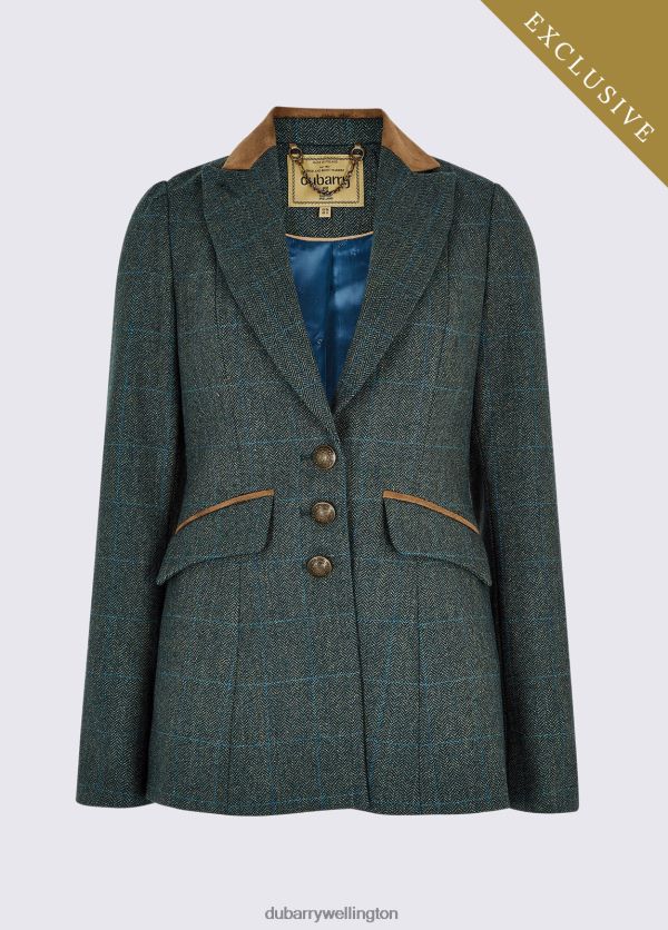 Clothing Heather Tweed Jacket Mist Dubarry Women 8P68RB239