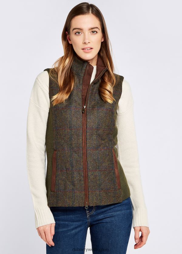 Clothing Juniper Tweed Gilet Hemlock Dubarry Women 8P68RB510