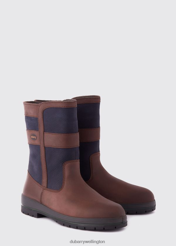 Footwear Roscommon Country Boot Navy/Brown Dubarry Women 8P68RB59
