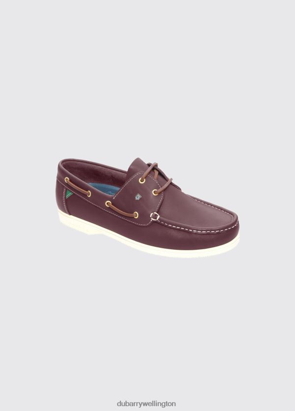 Footwear Admirals Deck Shoe Burgundy Dubarry Women 8P68RB103