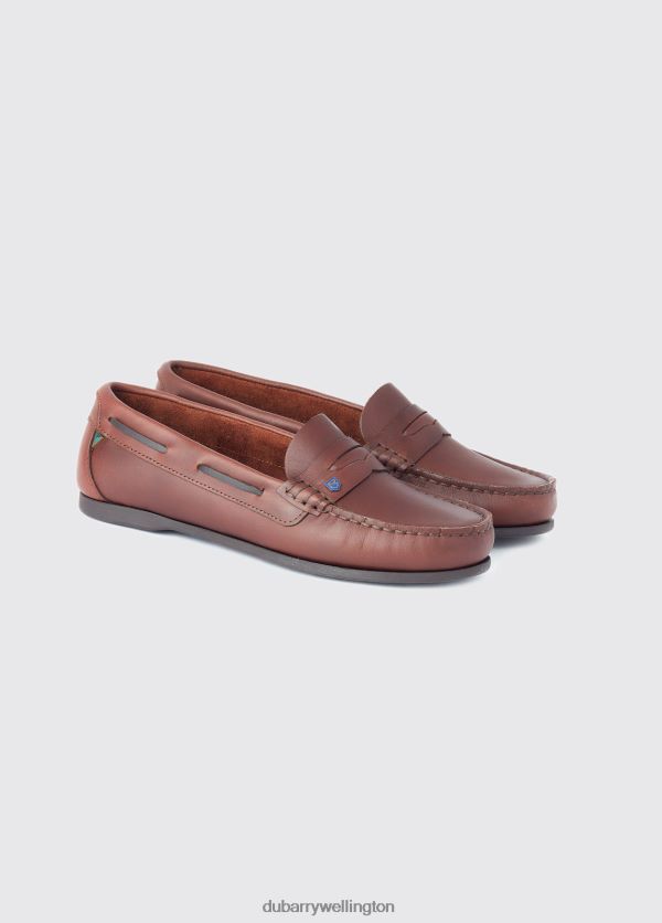 Footwear Belize Deck Shoe Mahogany Dubarry Women 8P68RB54