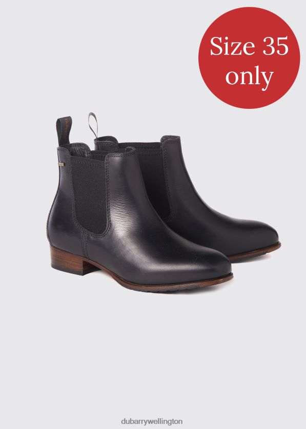 Footwear Cork Leather Soled Boot Black Dubarry Women 8P68RB748