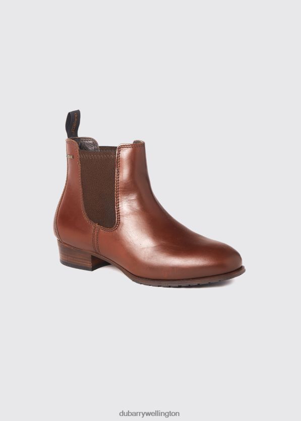 Footwear Cork Leather Soled Boot Chestnut Dubarry Women 8P68RB637