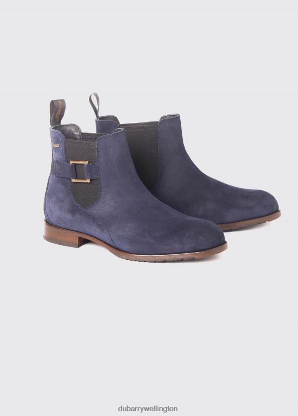 Footwear Monaghan Leather Soled Boot French Navy Dubarry Women 8P68RB695