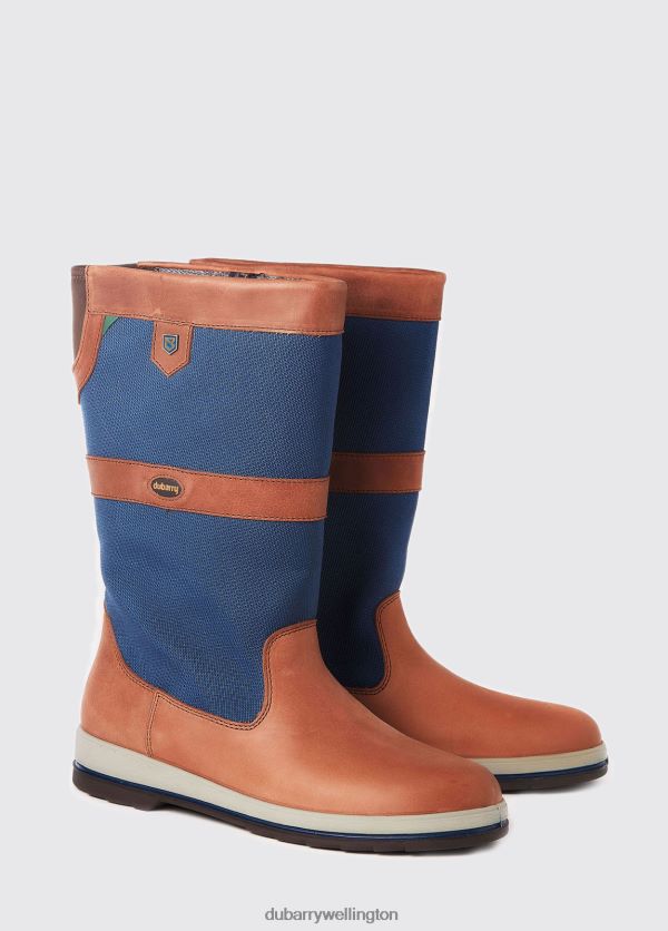 Footwear Shamrock Sailing Boot Navy/Brown Dubarry Women 8P68RB46