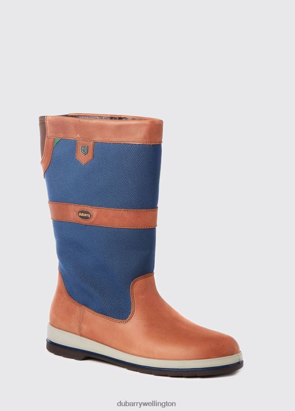 Footwear Shamrock Sailing Boot Navy/Brown Dubarry Women 8P68RB46